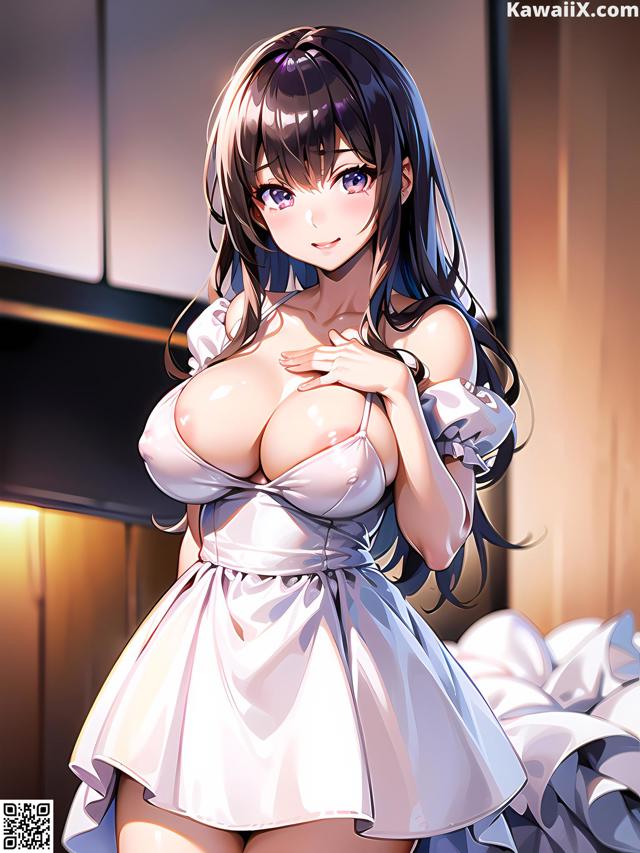 Hentai - 华彩繁花 Set 1 20230602 Part 19 No.4f9fc1 A woman in a white dress is posing for the camera.