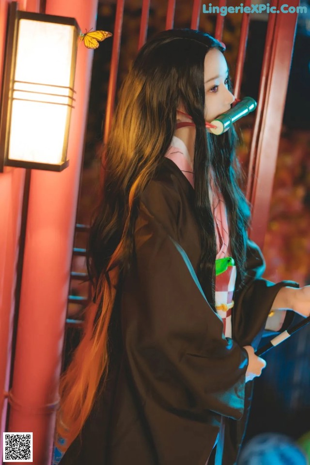 Coser @ 桜 桃 喵 Vol.071: 灶 门 祢 豆子 (21 photos) No.c0006c